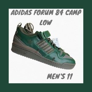 NEW Adidas Originals Forum 84 Camp Low Dark Green Shoe Sneaker GV6784 Mens Sz 11